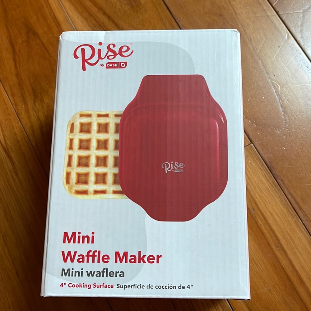 Mini waffle iron waffle maker for meals, snacks kids education craft party